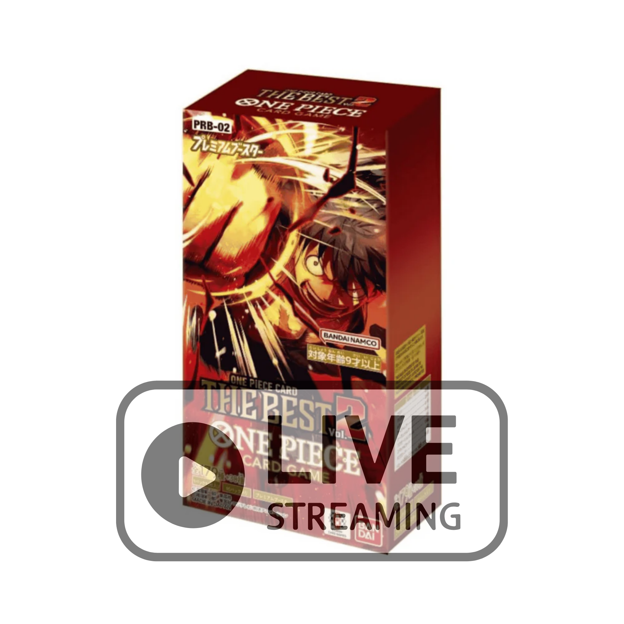 (LiveBreak) One Piece the Best PRB02 Box - Japanisch